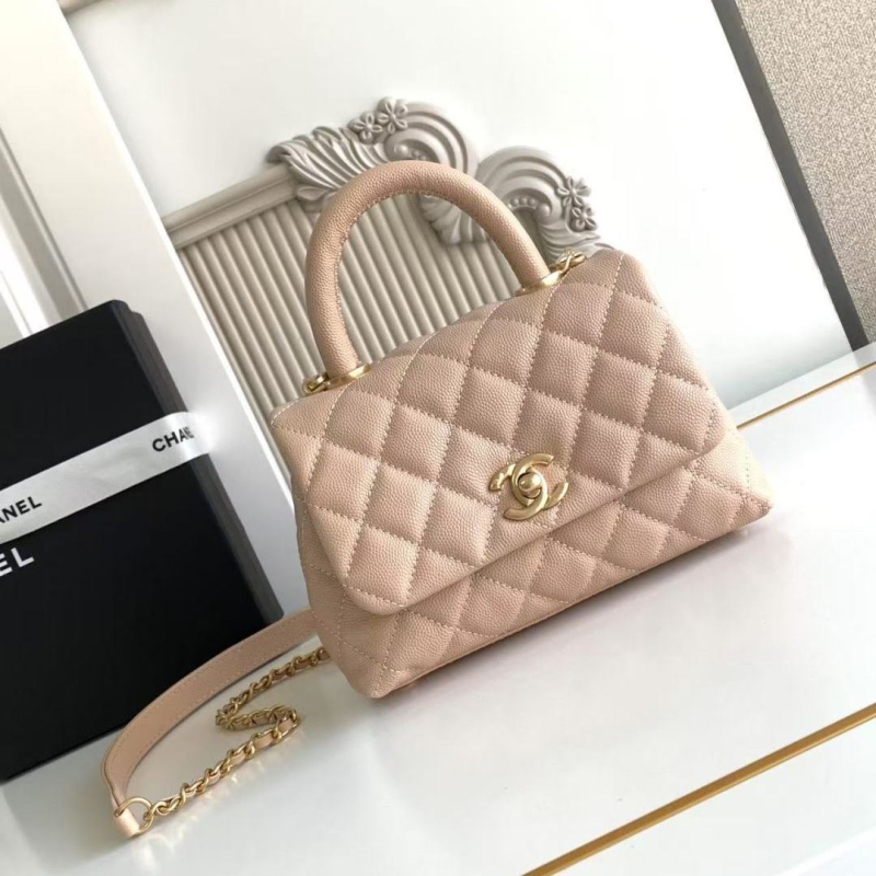 Ch**el top handle bags